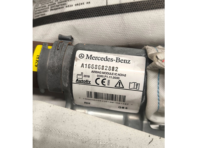 Боковая подушка безопасности A1668602802, 0080P1110030   Mercedes-Benz GLS X166