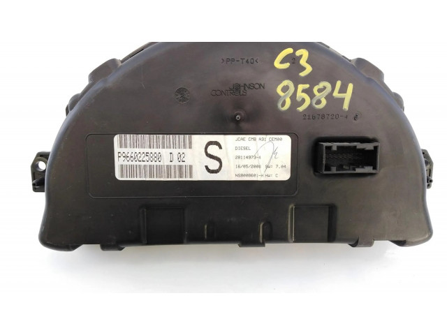 Панель приборов 9660225880, E3-B2-23-4   Citroen C3       