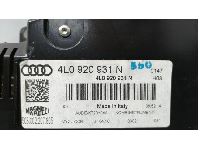 Панель приборов 4L0920932J, 4L0920931N   Audi Q7 4L       