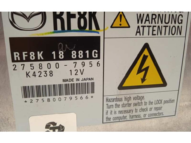 Řídící jednotka RF8K18881G, 2758007956   Mazda 5 2009