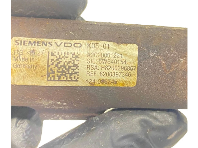 Vstřikovací lišta 8200397346, H8200296867   Renault Megane II     