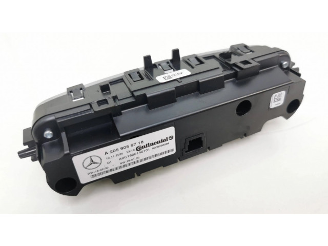 Блок управления климат-контролем A2059059716, 0000256094   Mercedes-Benz EQC