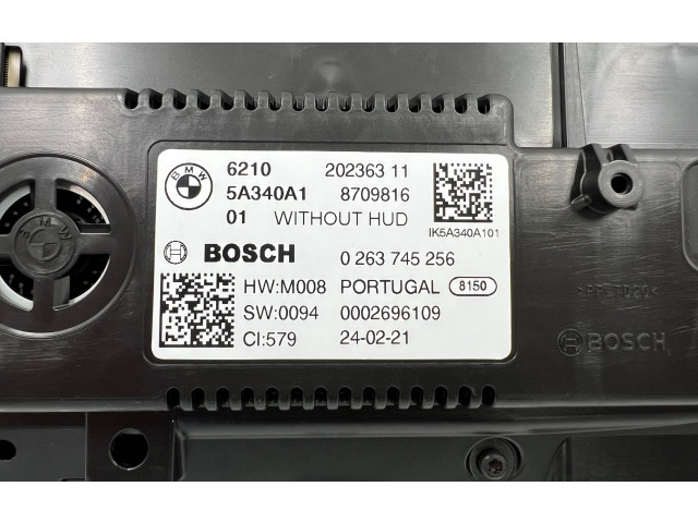 Přístrojová deska  BMW 1 F40 2020 8709816, 0263745256  