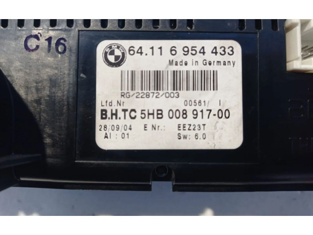 Блок управления климат-контролем 64116954433, 64116954433   Mini One  Cooper R50  53