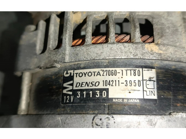 Генератор 2706011180   Toyota Land Cruiser (J120)      