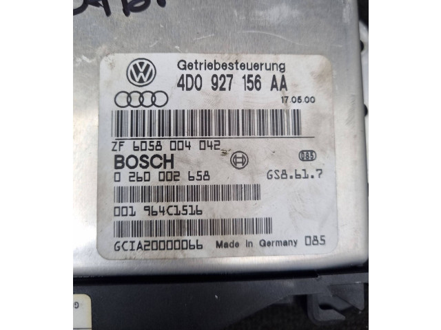 Блок управления коробкой передач 4D0927156AA   Audi A8 S8 D2 4D