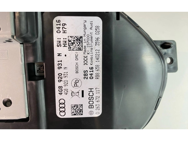 Přístrojová deska  Audi RS7 C7 2012 4G8920931N  