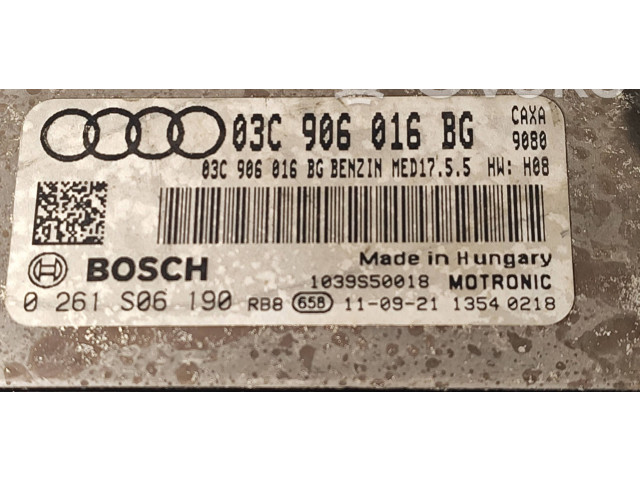 Řídící jednotka 03C906016BG, 0261S06190   Audi A1 2011