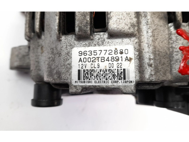 Генератор 9635772880, A002TB4891A   Peugeot 406