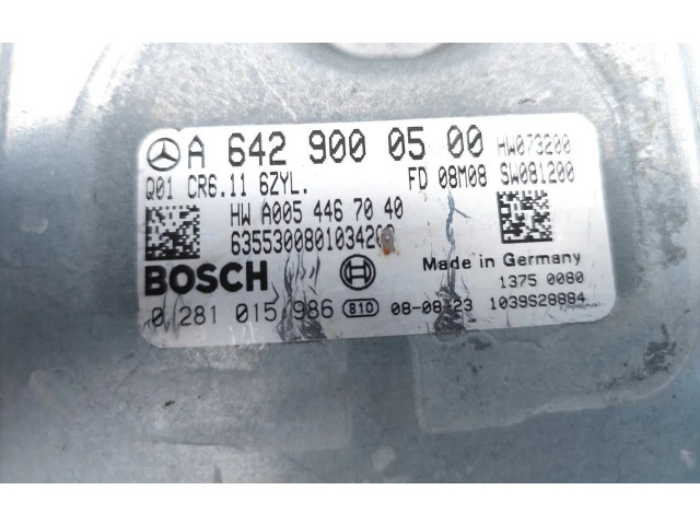 Řídící jednotka A6429000500, 0281015986   Mercedes-Benz C W203 2009