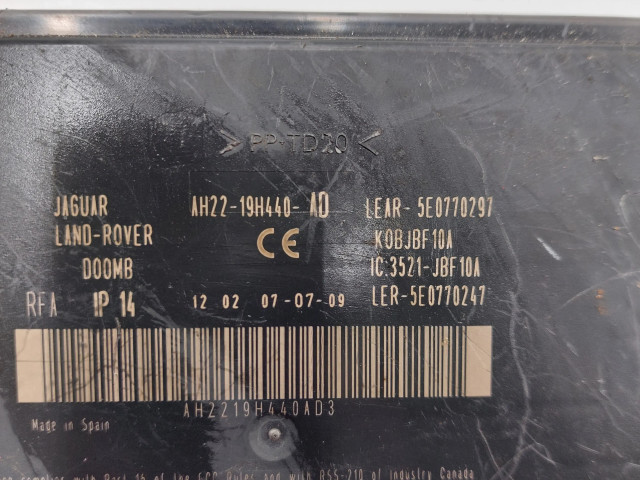 Блок управления AH2219H440AD   Land Rover Range Rover Sport L320