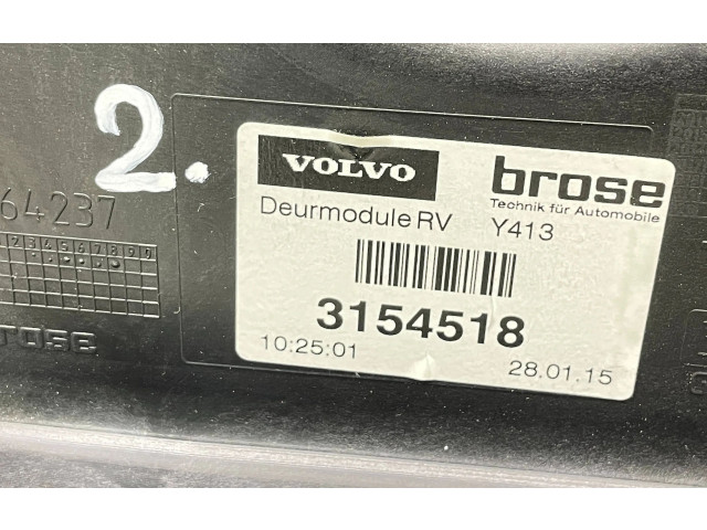 Передний електрический механизм для подъема окна без двигателя 30753328    Volvo XC60 2014 - 2016 года