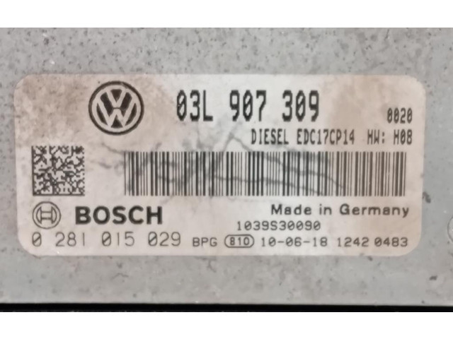 Блок управления впрыском 03L907309, 03L907309   Volkswagen Tiguan