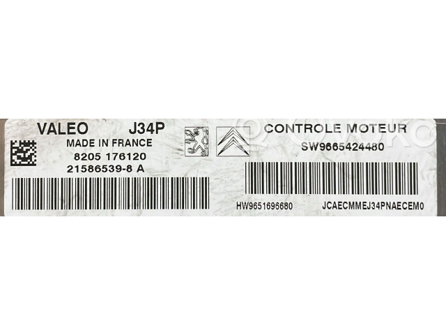 Řídící jednotka SW9665424480, SW9665424480   Citroen C2 2008
