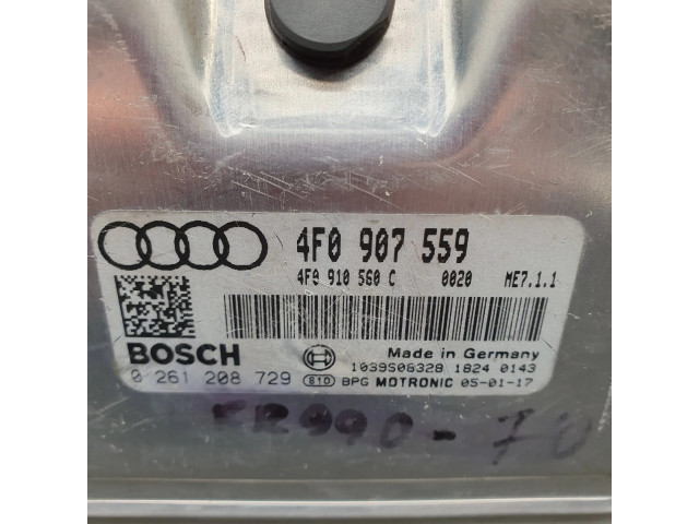 Блок управления двигателя 4F0907559, 4F0910560C   Audi A6 S6 C6 4F