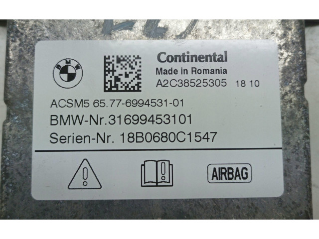 Блок подушек безопасности 6994531, 31699453101   BMW 5 G30 G31