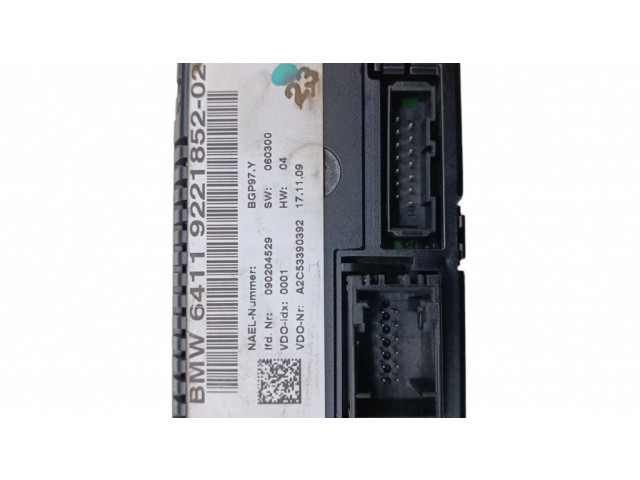 Блок управления климат-контролем 9221852, 64119221852   BMW X1 E84
