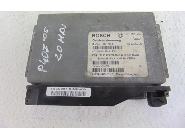Блок управления коробкой передач 9656615480   Peugeot 207 CC