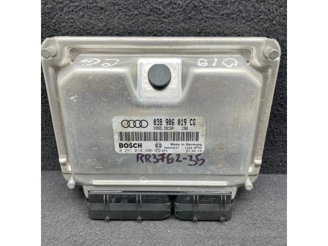 Блок управления двигателя 038906019CG, 0281010406   Audi A6 S6 C5 4B