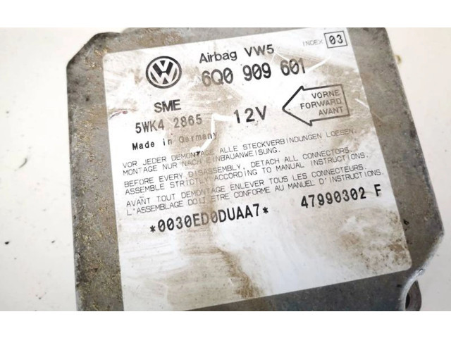Блок подушек безопасности 6q0909601, 5wk2865   Volkswagen Lupo