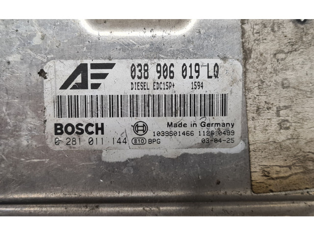 Блок управления двигателя 038906019LQ, 0281011144   Ford Galaxy