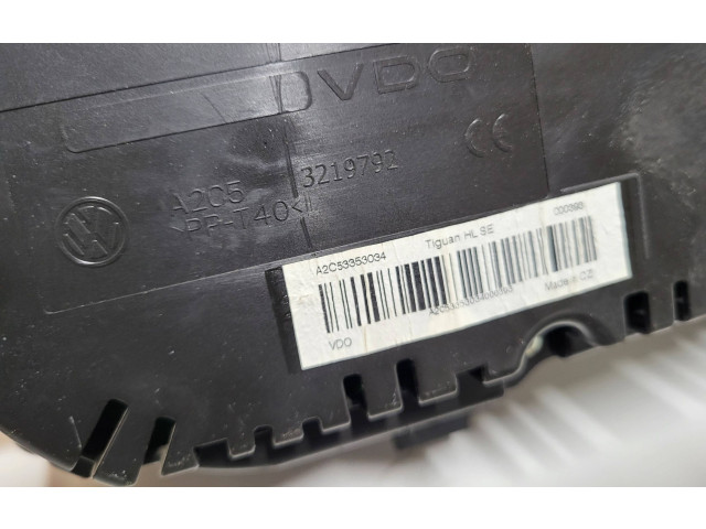 Панель приборов 3219792, A2C53353034   Volkswagen Tiguan       