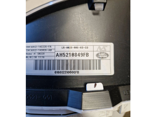 Přístrojová deska  Land Rover Freelander 2 - LR2 2008 AH5210849FB, LR0828886K0C0  