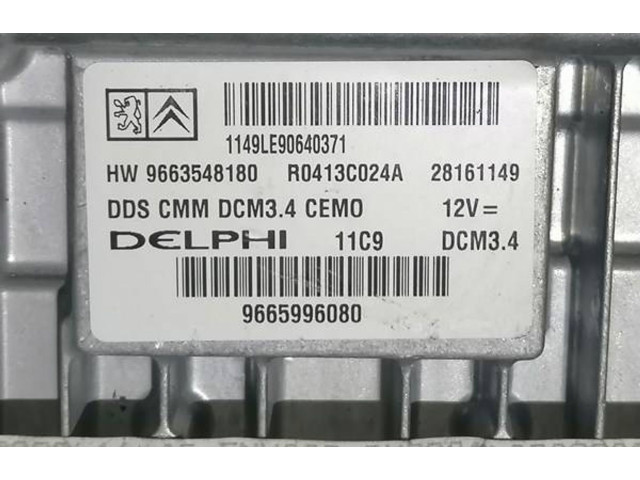 Řídící jednotka 9663548180, R0413C024A   Peugeot 407 2005