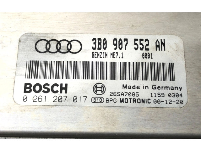 Řídící jednotka 3B0907552AN   Audi A6 S6 C5 4B 1997