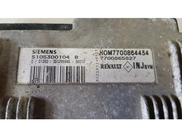 Блок управления двигателя S105300104B   Renault Laguna I