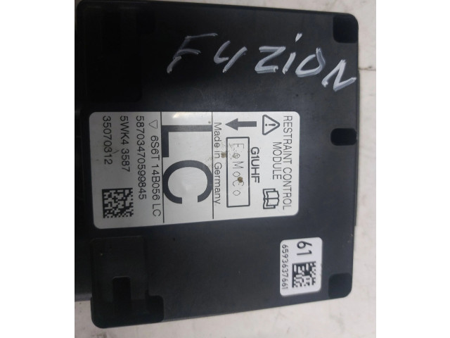 Блок подушек безопасности 6S6T14B056LC, 5WK43587   Ford Fusion