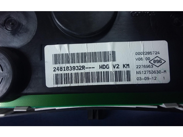 Přístrojová deska  Dacia Lodgy 2012 248103932R, 248103932R  