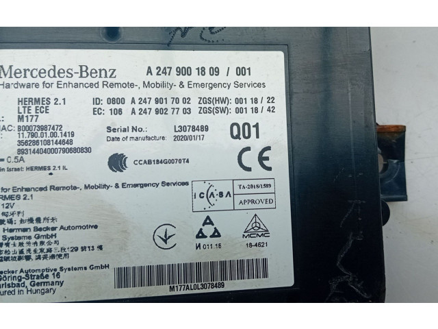 Блок управления A2479001809   Mercedes-Benz GLB x247