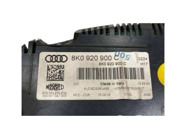 Přístrojová deska  Audi A4 S4 B6 8E 8H 2003 8K0920900C, 503001621506  
