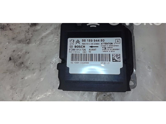 Блок подушек безопасности 9818994480   Citroen Jumpy