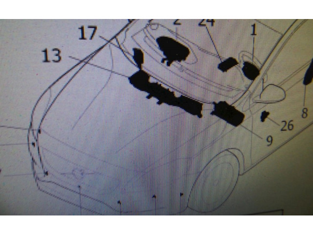 Боковая подушка безопасности 31404289, 31404289   Volvo V40