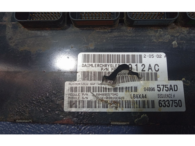 Блок управления двигателем Блок управления P04896575AD, P04896575AD   Chrysler Sebring (ST-22 - JR)