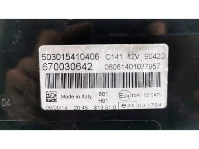 Панель приборов 503015410406, 670030642   Maserati Ghibli       
