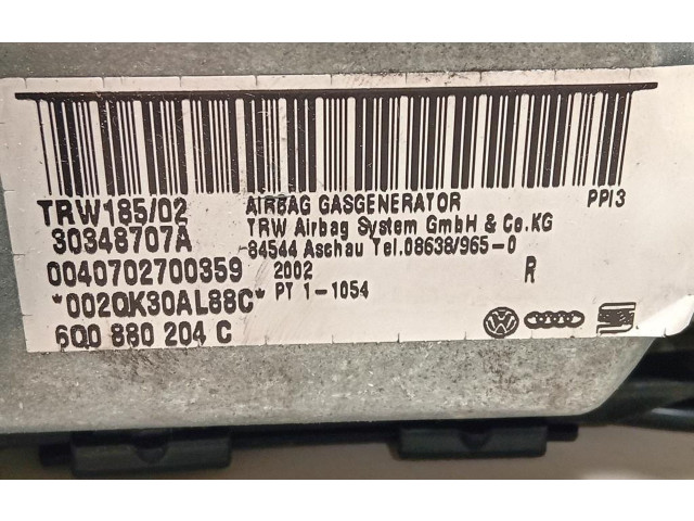 Подушка безопасности пассажира 6Q0880204C, 6Q0880204C   Volkswagen Polo VI
