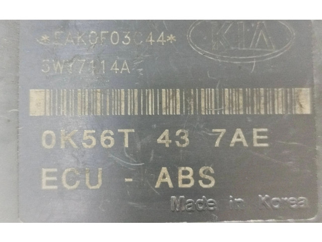 Блок АБС 0K56T437AE, 242AAB1B103   KIA  Carnival   -  года