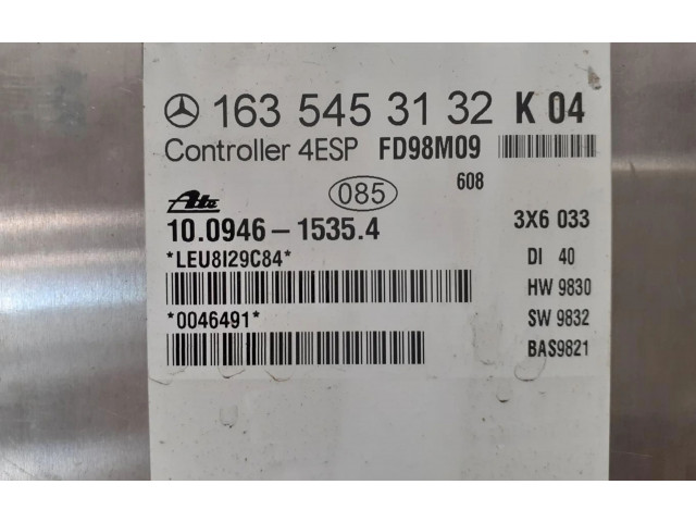 Блок управления АБС 1635453132, 1635453132   Mercedes-Benz CL C215