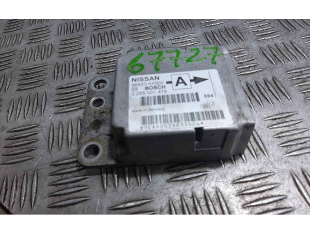 Блок подушек безопасности 0285001474   Nissan Micra