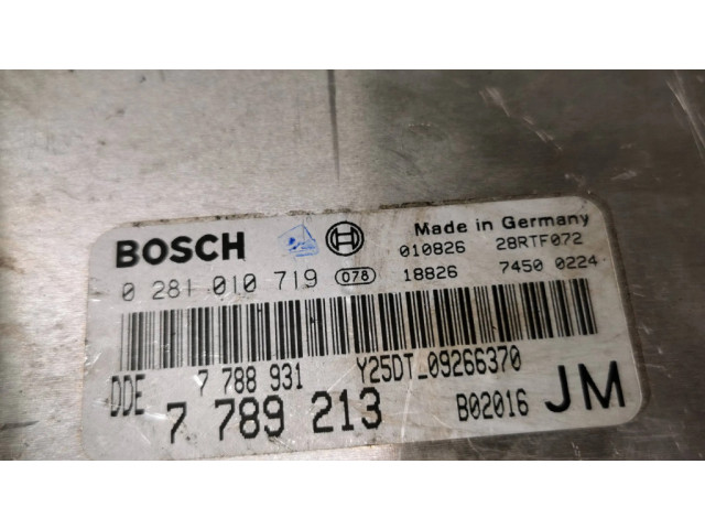 Řídící jednotka 7788931, 0281010719   Opel Omega B2 2002