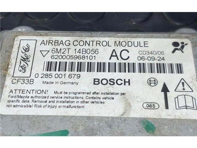 Блок подушек безопасности 6M2T14B056, 0285001679   Ford S-MAX