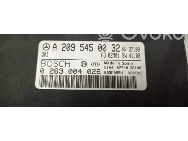 Řídící jednotka A2095450032   Mercedes-Benz CLK A209 C209 2003