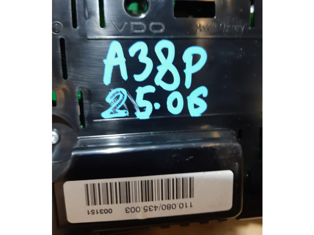 Přístrojová deska  Audi A3 S3 8P 2008   