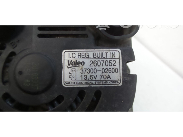 Генератор 3730002600, 2607052   KIA Picanto      