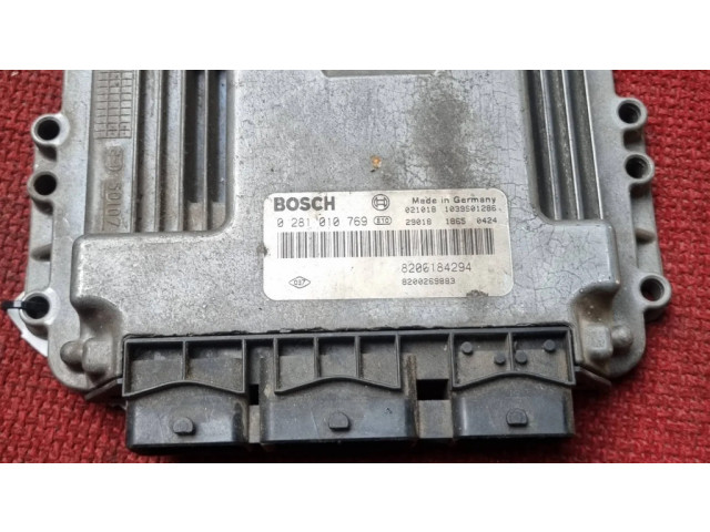 Блок управления двигателя 8200184294, 8200269883   Renault Megane II