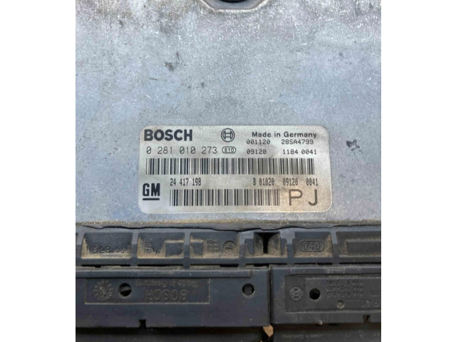 Řídící jednotka 24417198, 0281010273   Opel Omega B2 1999