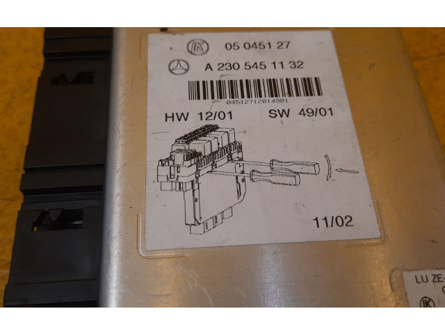 Блок комфорта A2305451132   Mercedes-Benz SL R232   